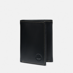 Men's Smooth Leather Trifold Wallet