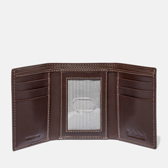 Men's Smooth Leather Trifold Wallet