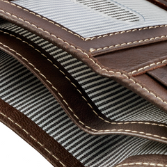 Men's Smooth Leather Trifold Wallet