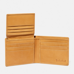 Men's Red Bank Oversized Tree-Logo Passcase Wallet