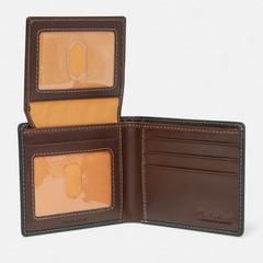 Waxy Pull Up Passcase Wallet
