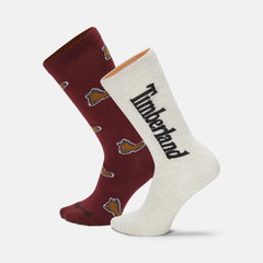 2-Pack Timberland® All Over Print Crew Sock