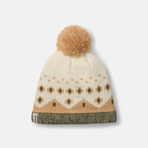 Women's Fair Isle Beanie with Pom