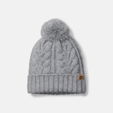 Women's Cable Beanie with Pom