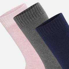 Women's Ashland 3-Pack Heathered Boot Crew Sock