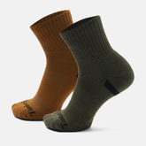 Richford 2-Pack Half-Cushion Quarter Crew Sock