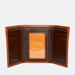 Men's Waxy Pull Up Trifold