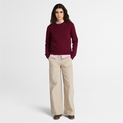 Women's Washed Corduroy Wide-Leg Pant