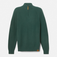 Men's Williams River Textured Quarter-Zip Sweater