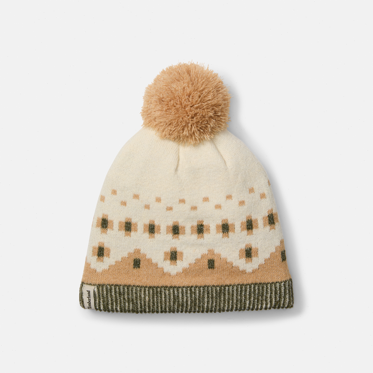 Women's Fair Isle Beanie with Pom