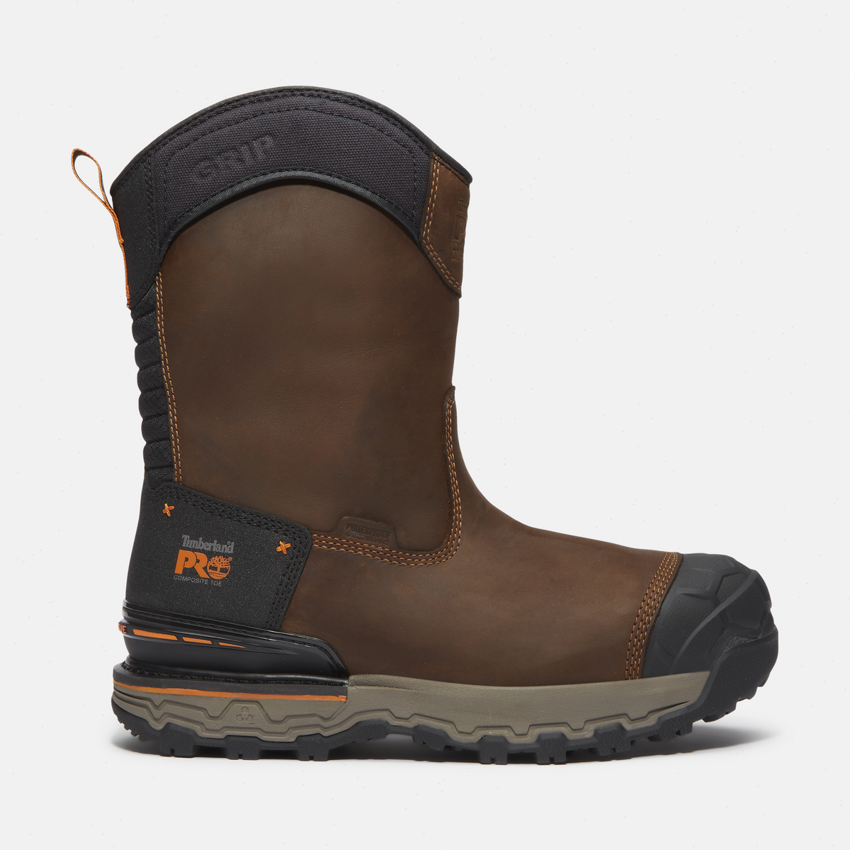 Men's Boondock Ultralight Pull-On Composite Waterproof Work Boot