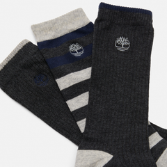 Men's Timberland® 3-Pack Craftsbury Striped Crew Sock