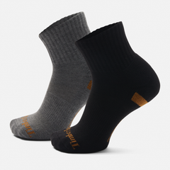Richford 2-Pack Half-Cushion Quarter Crew Sock.