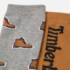 2-Pack Timberland® All Over Print Crew Sock