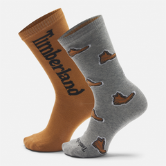 2-Pack Timberland® All Over Print Crew Sock